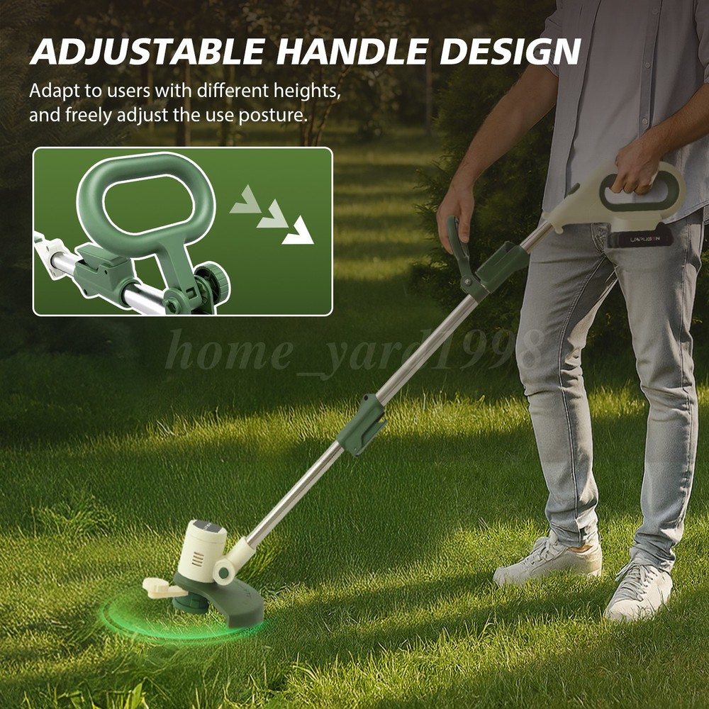 Cordless Weed Wacker Electric Weed Eater 11" String Trimmer w/10 Trimmer Lines