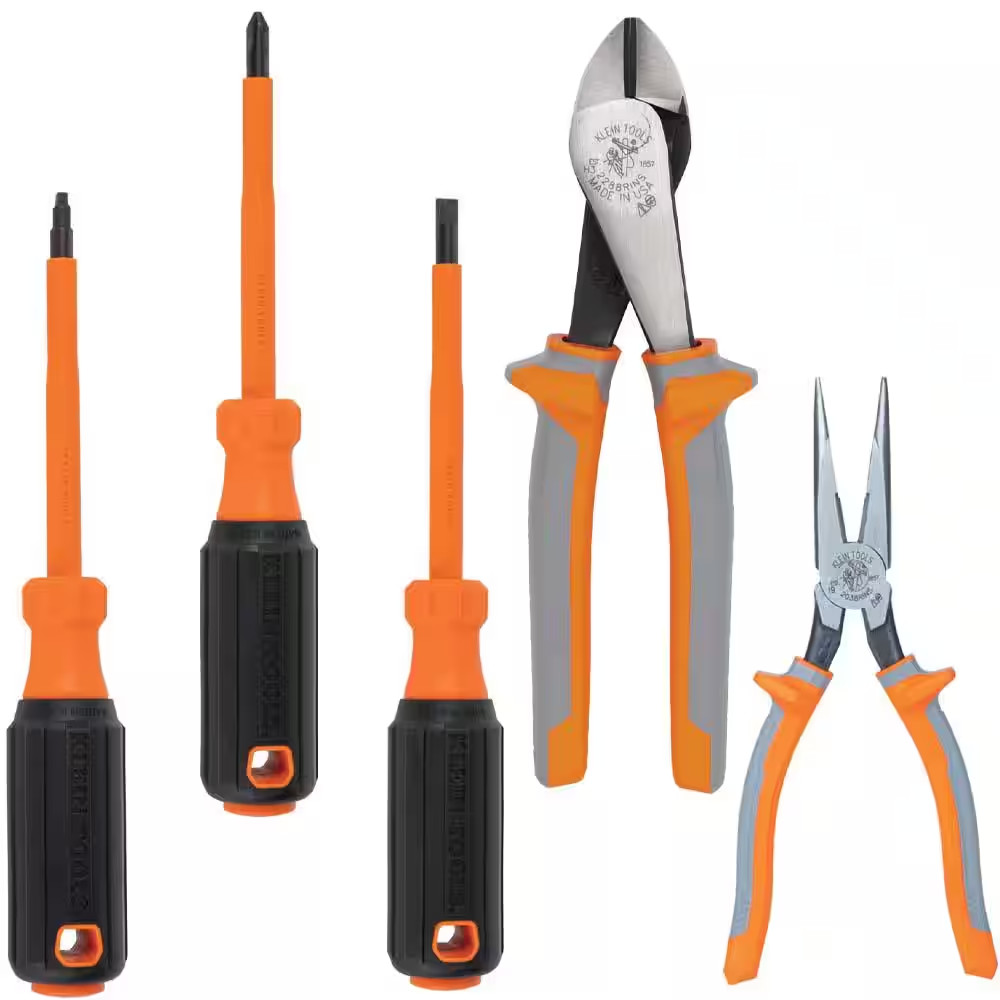 Klein Tools 1000 Volt Insulated Tool Set 5 Piece