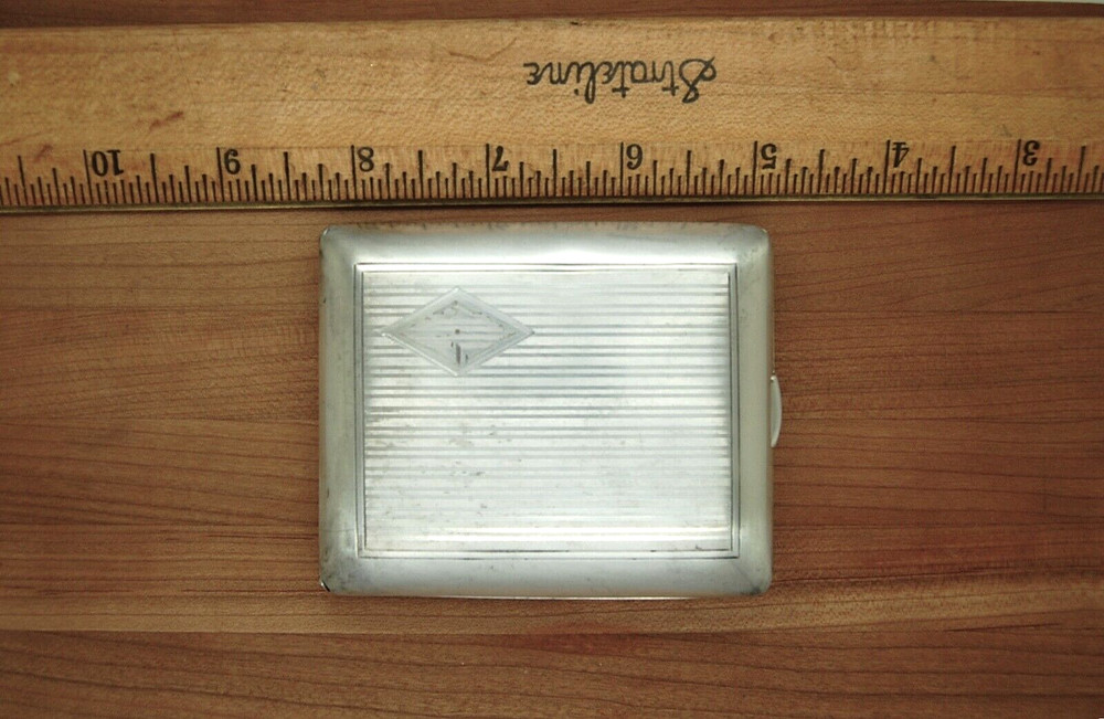 ANTIQUE HAVONE STERLING SILVER CIGARETTE CASE
