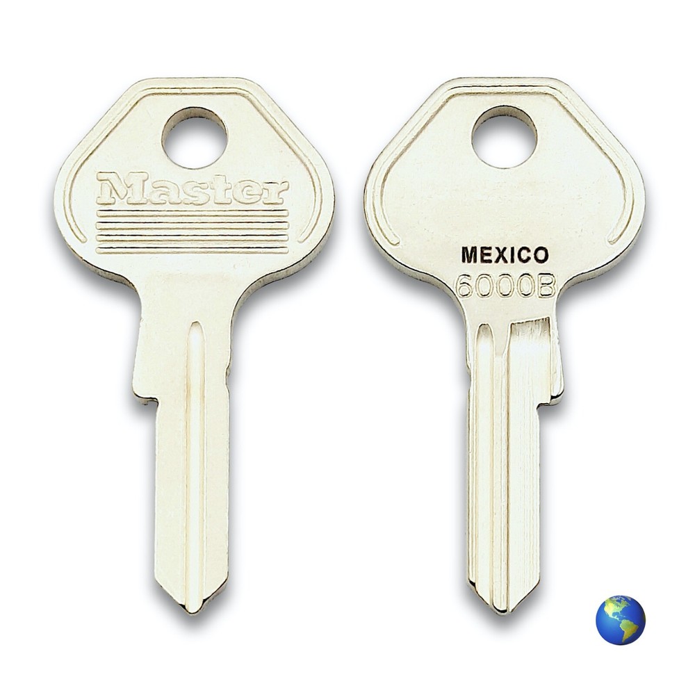ORIGINAL 6000B (M25) Key Blanks for Various Padlocks by Master Lock (3 Keys)