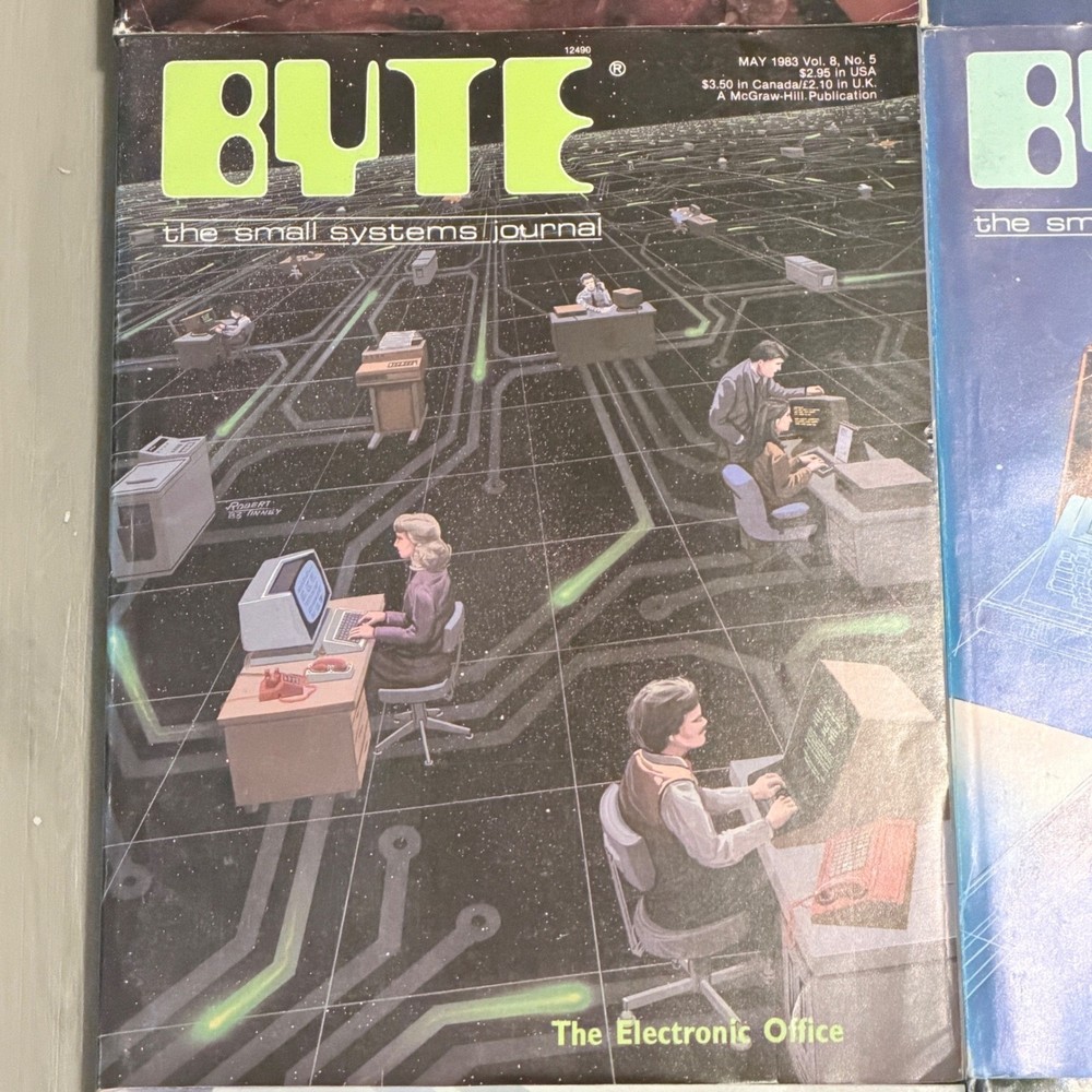 Byte Magazine Collection Vol 8 1983 Complete Year 12 Issues Vtg Computer History
