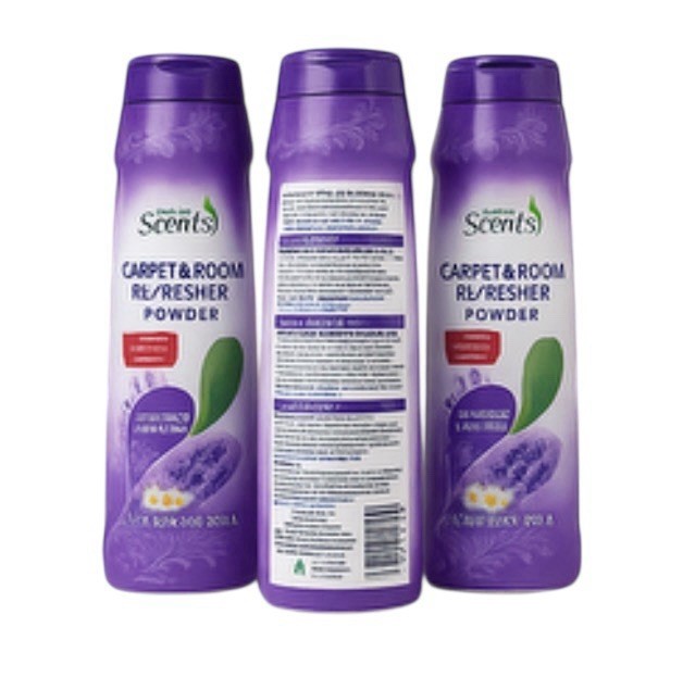 Glade Scented Carpet & Room Refresher Powder Lavender Fresh Clean Oder Pack3