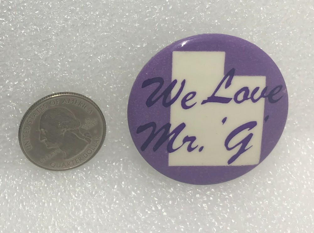 We Love Mr. G Utah Pin