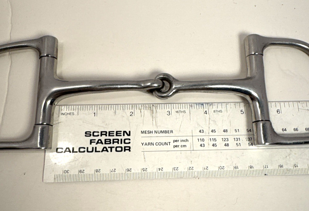 5” D Ring Snaffle Plain Mouthpiece