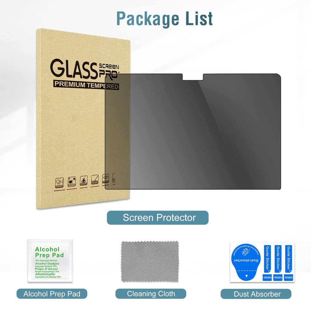ProCase Privacy Screen Protector for MacBook Air 13.6 M4/M3/M2...