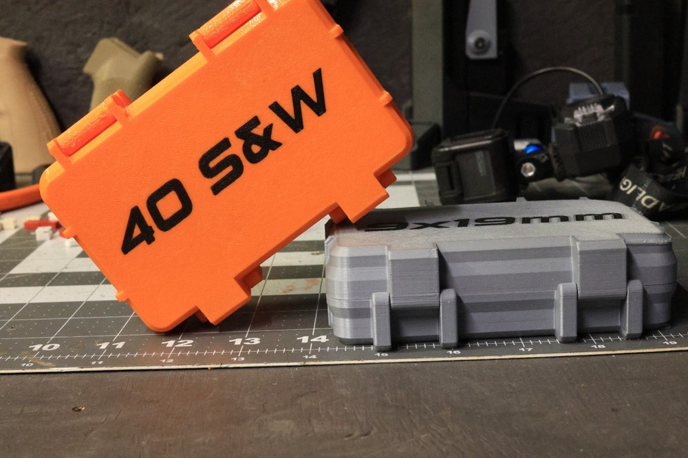 3D Printed 9mm 50-Round Ammo Box