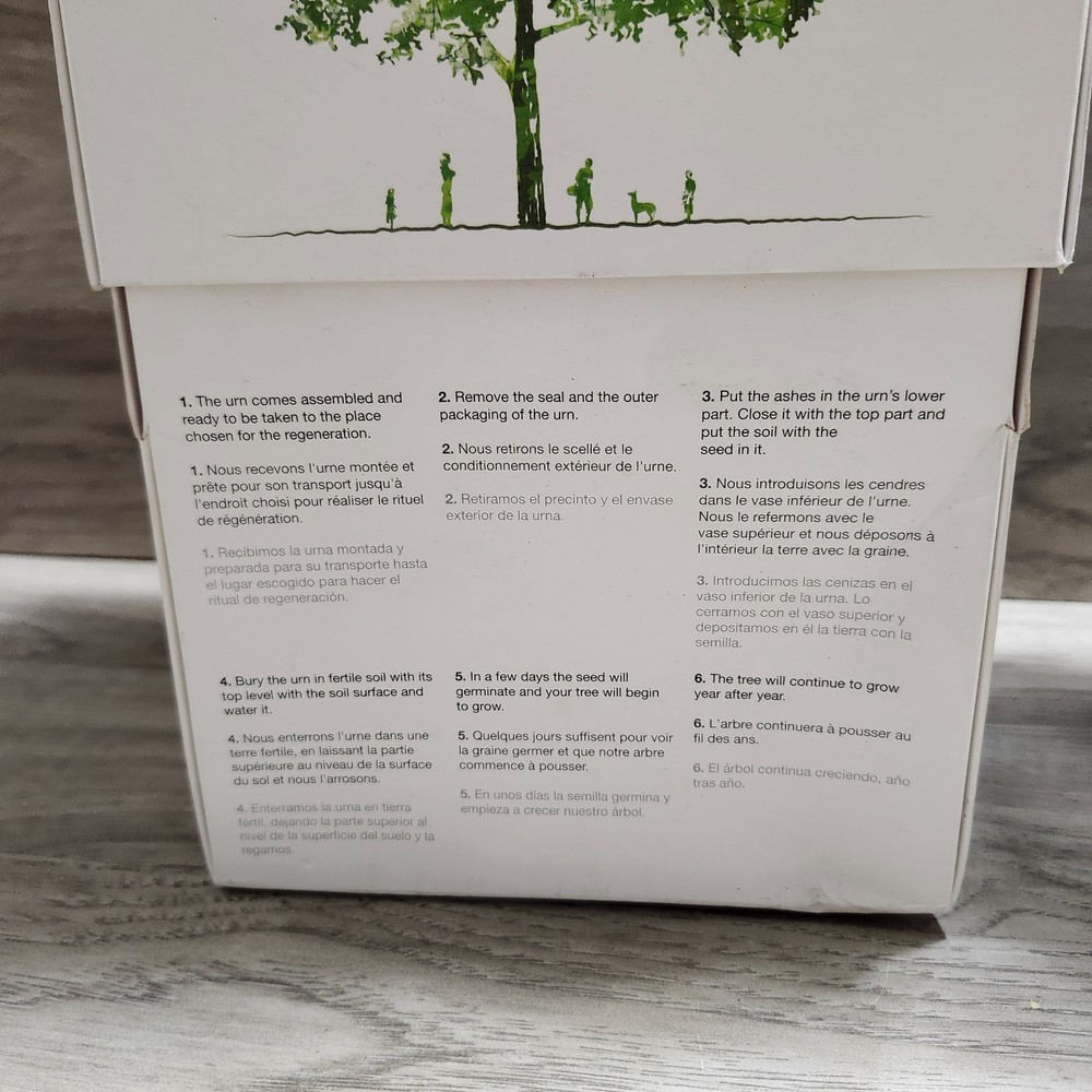 Bios Biodegradable Memorial Pet Urn Grow Pine Tree New Open Box