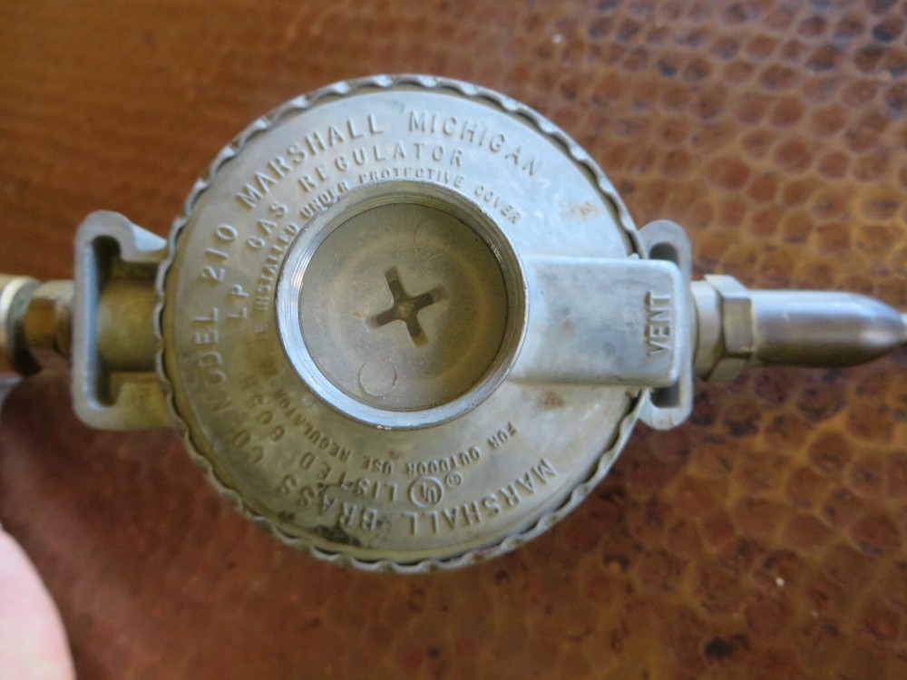 Marshall Brass Co 210 Regulator and Connectors Helium