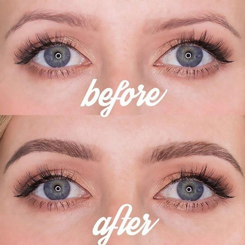 Microblading Tattoo Eyebrow Ink Pen Long Lasting 3D Fork Waterproof Pencil Brow