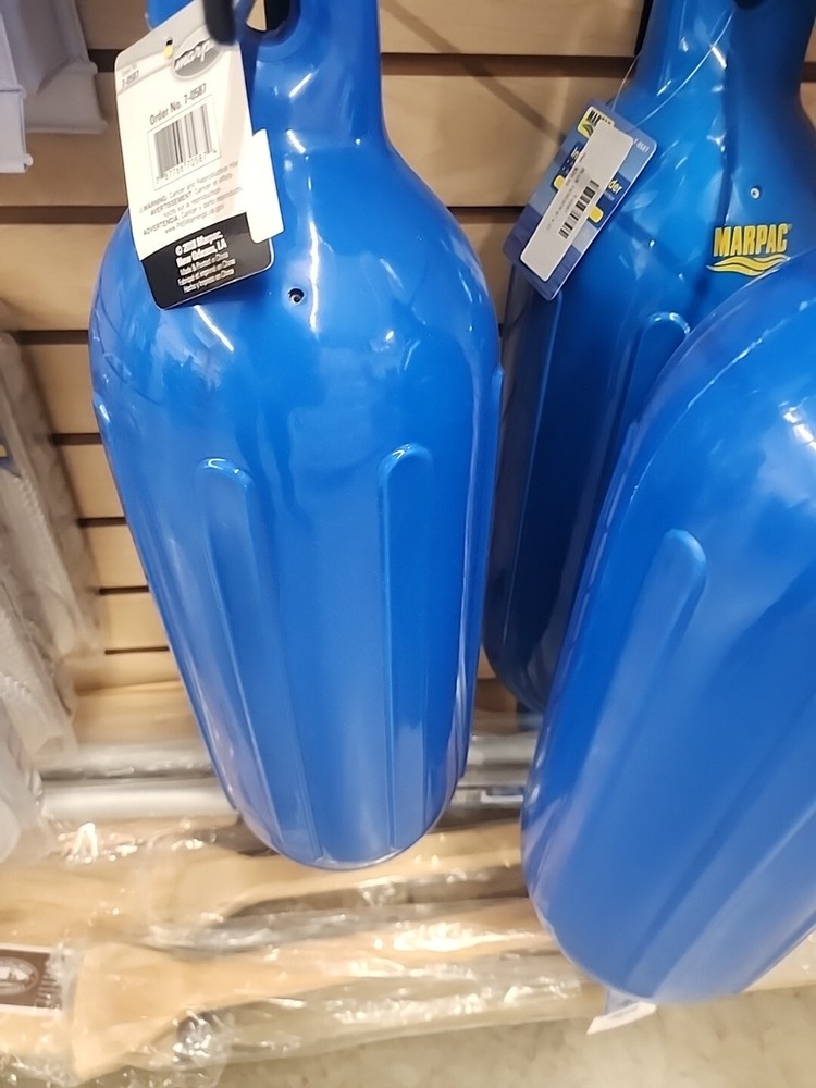 Boat Fender 23" Blue New