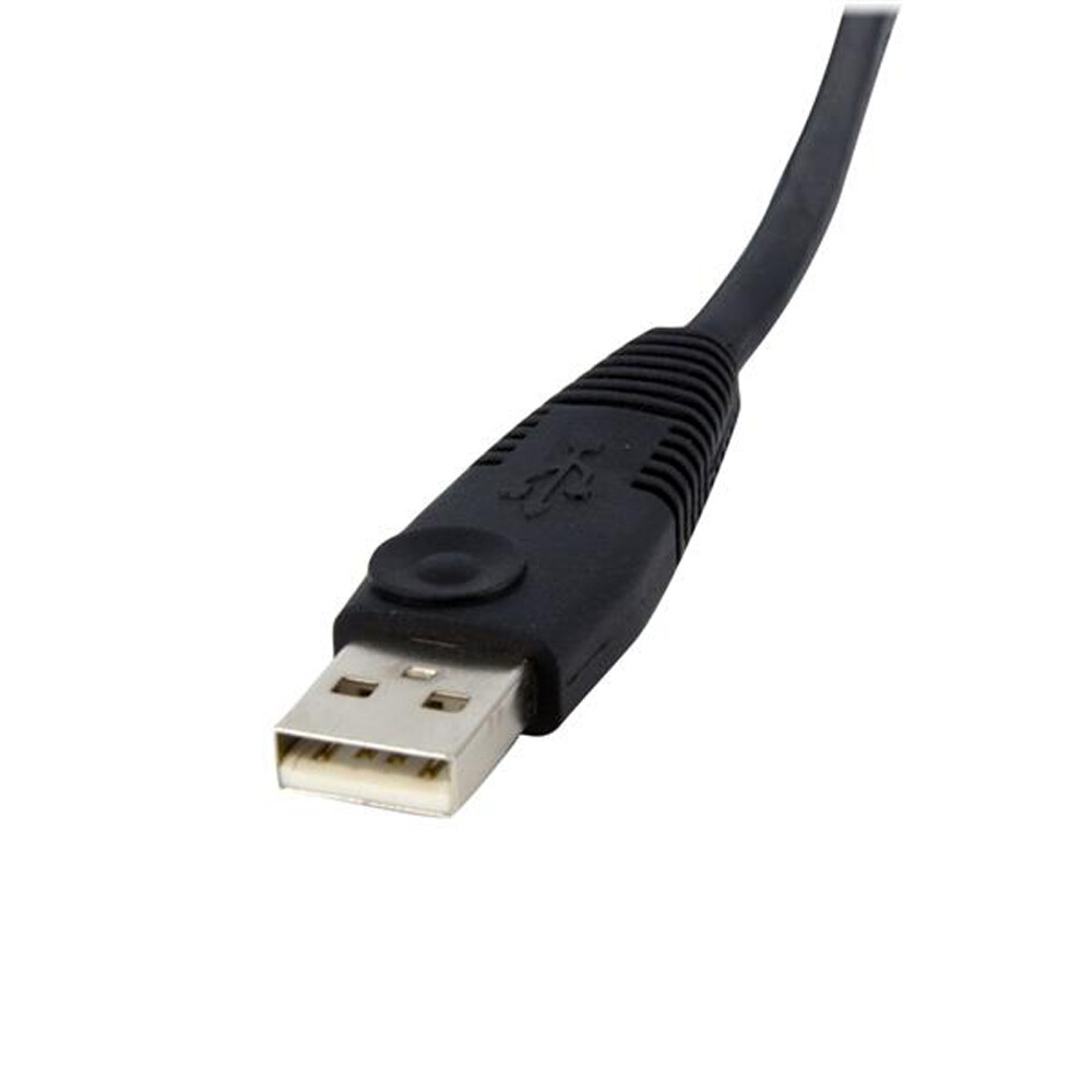 Startech.com 6 ft 4-in-1 USB DVI KVM Cable with Audio and Microphone USBDVI4N1A6