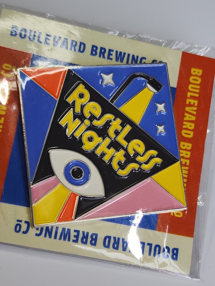Restless Nights Boulevard Brewing Co Lapel Pin