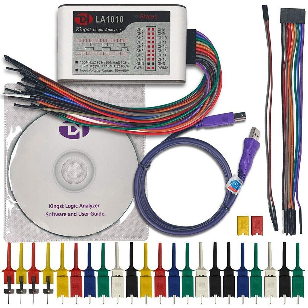 New Kingst LA1010 LA2016 16CH USB Logic Analyzer MCU ARM FPGA Debug Tool