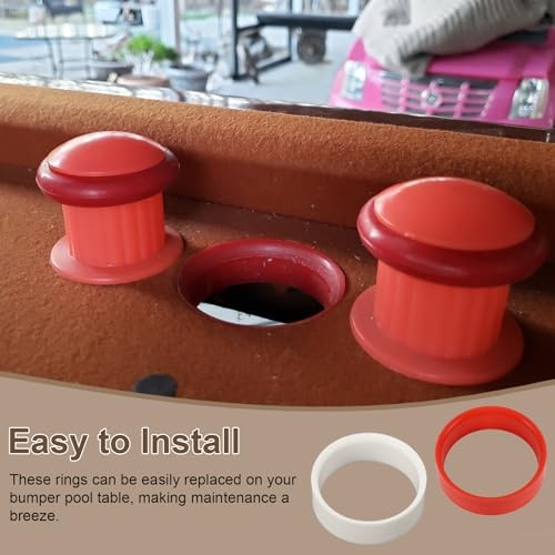 Hole Liners for Bumper Pool Table Plastic Replacement Bumper Table Hole Rings