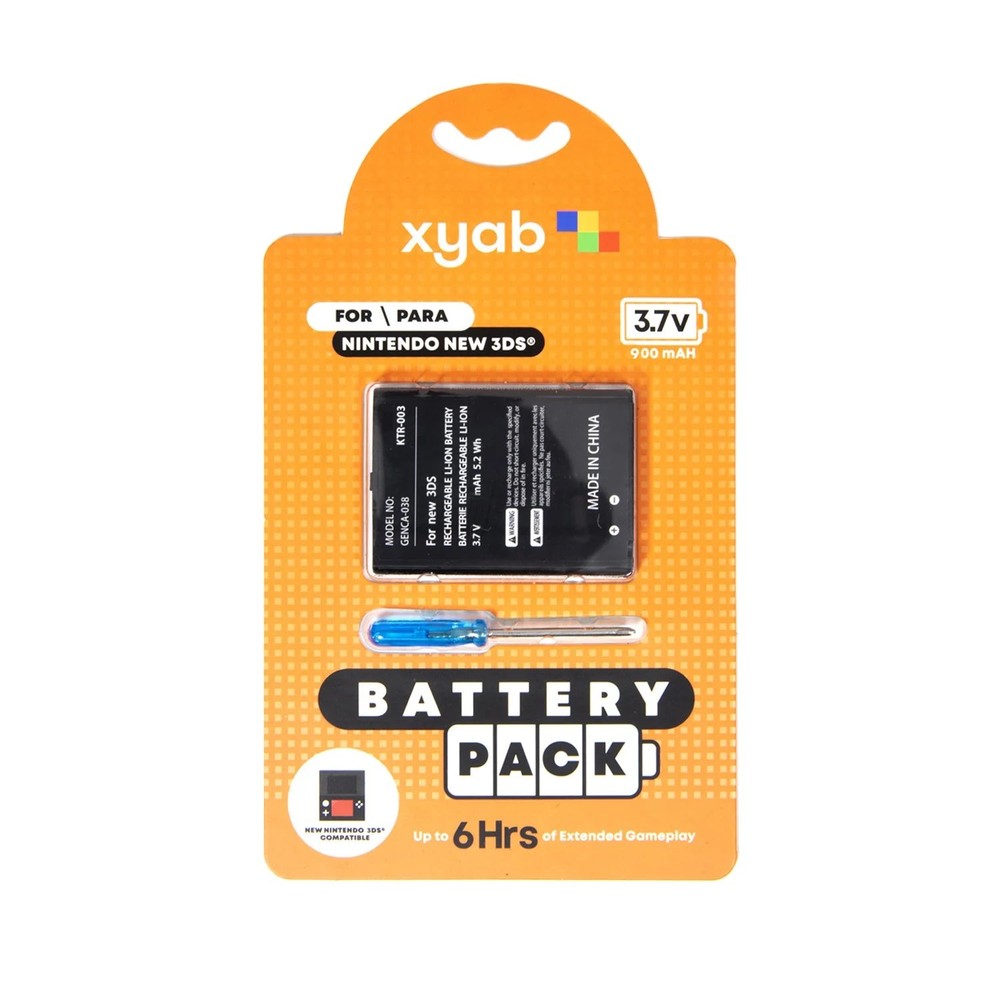 Rechargeable Battery Pack for New Nintendo 3DS –Replacement for Handheld Console