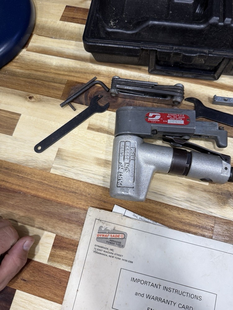 Dynabrade Dynafile Belt Sander Versatility Kit, 20,000 RPM Nice