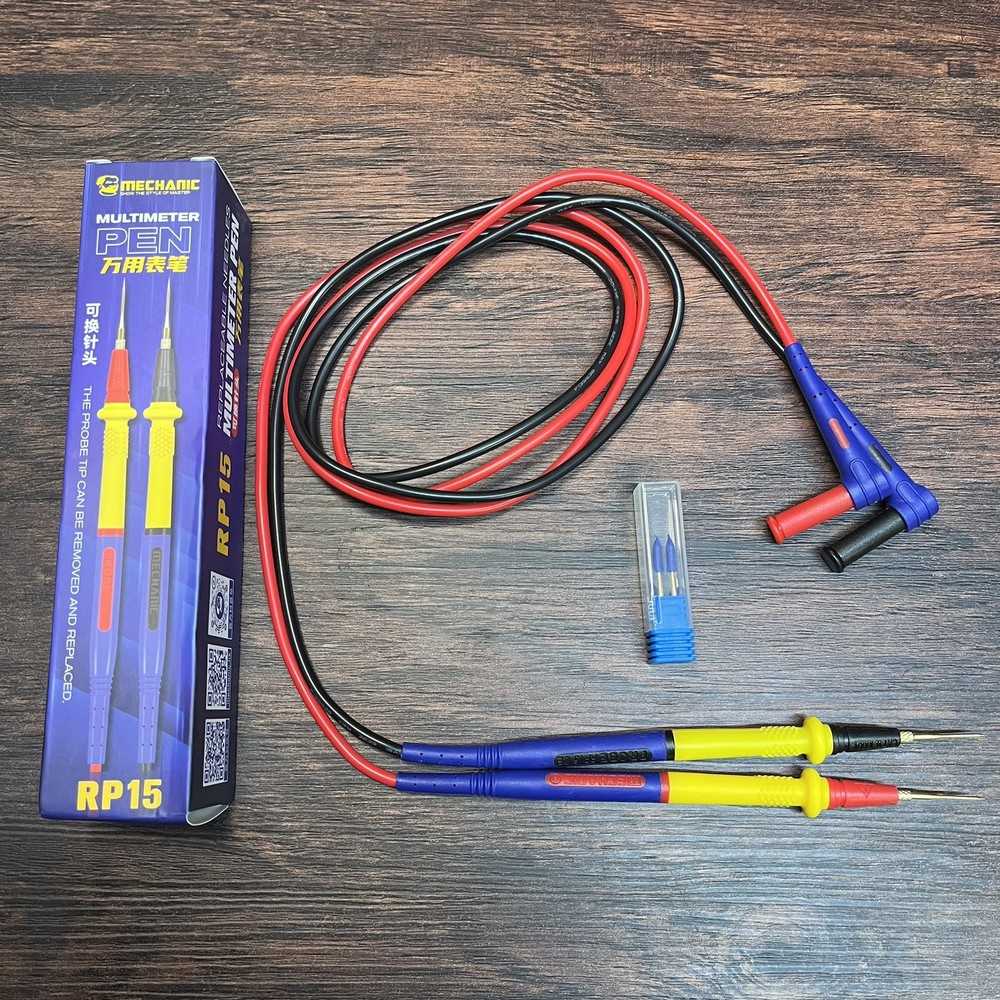 Mechanic Precision Multimeter Probe Set With Replaceable Tips