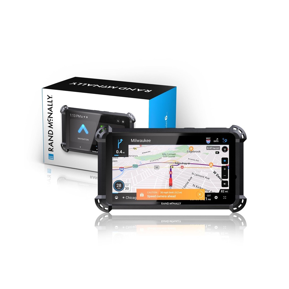Rand McNally GPS Tablet, 6 Inch, Truck Navigation, Android, Real-Time Traffic...