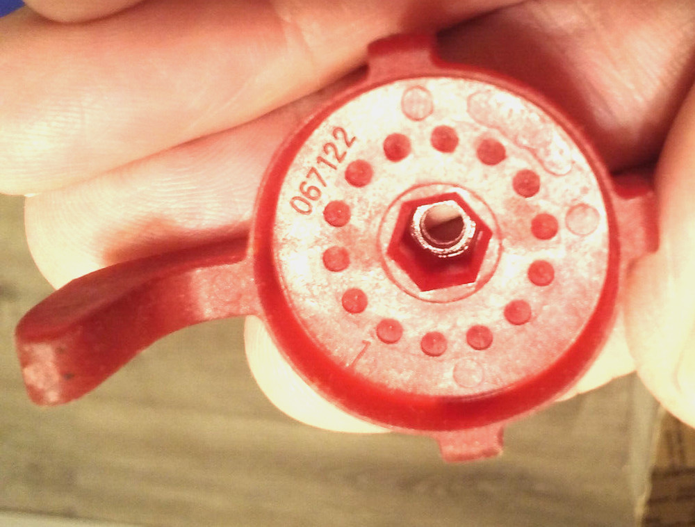 vintage front shock LOCKOUT LEVER / CONTROL KNOB / ADJUSTER