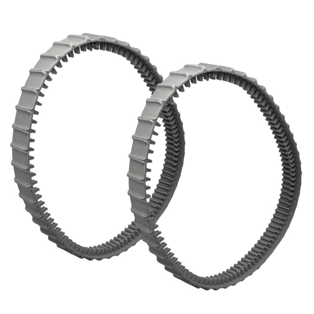 Compatible Replacement Tracks for Various Pool Cleaners Grey Rubber (2pcs)