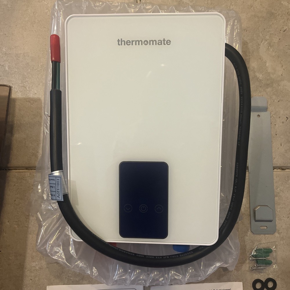 Mini Tankless Water Heater Electric 110V ~ 120V for Sink, ThermoMate 4.5kW 37.5A