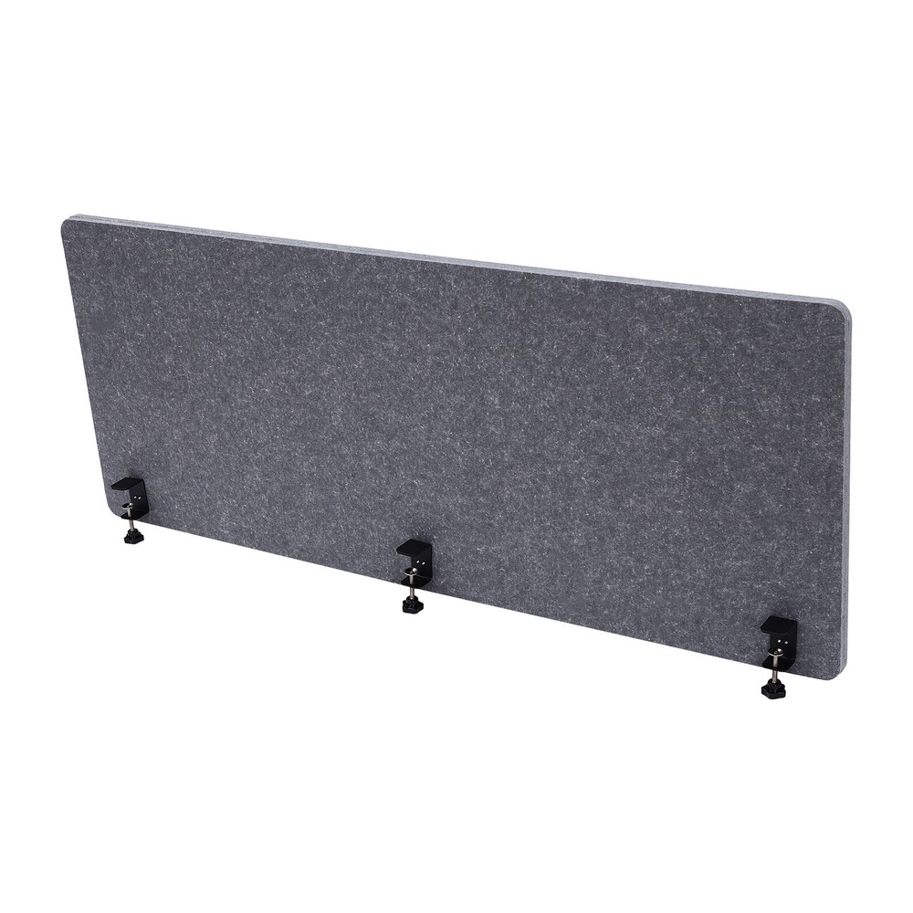 Office Partition, Polyester Desk Divider, Desktop Privacy Panel Table Mounted