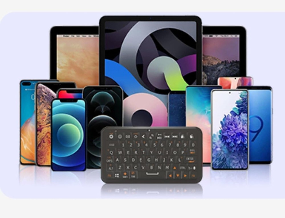 Winmax B1 Pro Mini Wireless Keyboard with Solid-State Retro Clicky Keycaps,84...