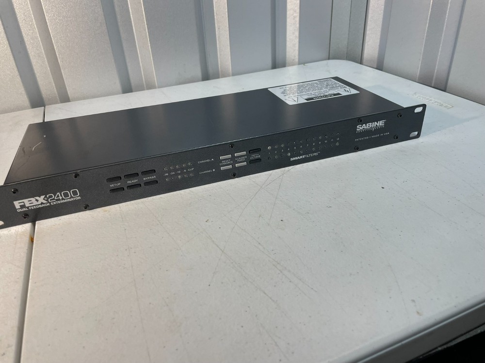 "Sabine FBX2400 Dual Feedback Exterminator Rack Mount Audio Processor"