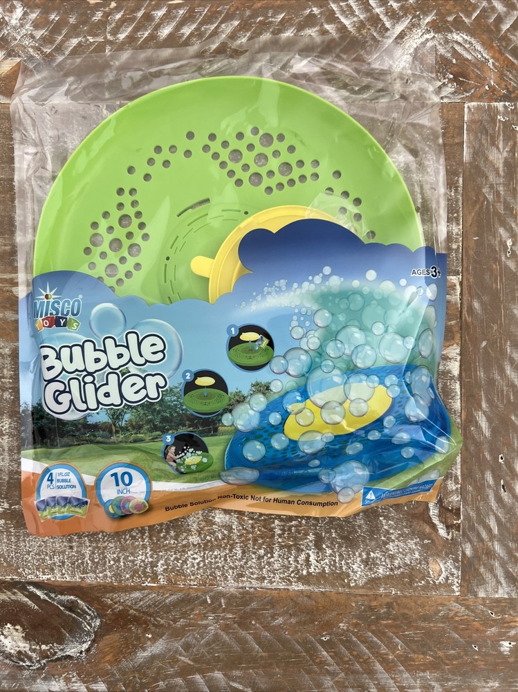 Bubble Flying Disc Glider Green