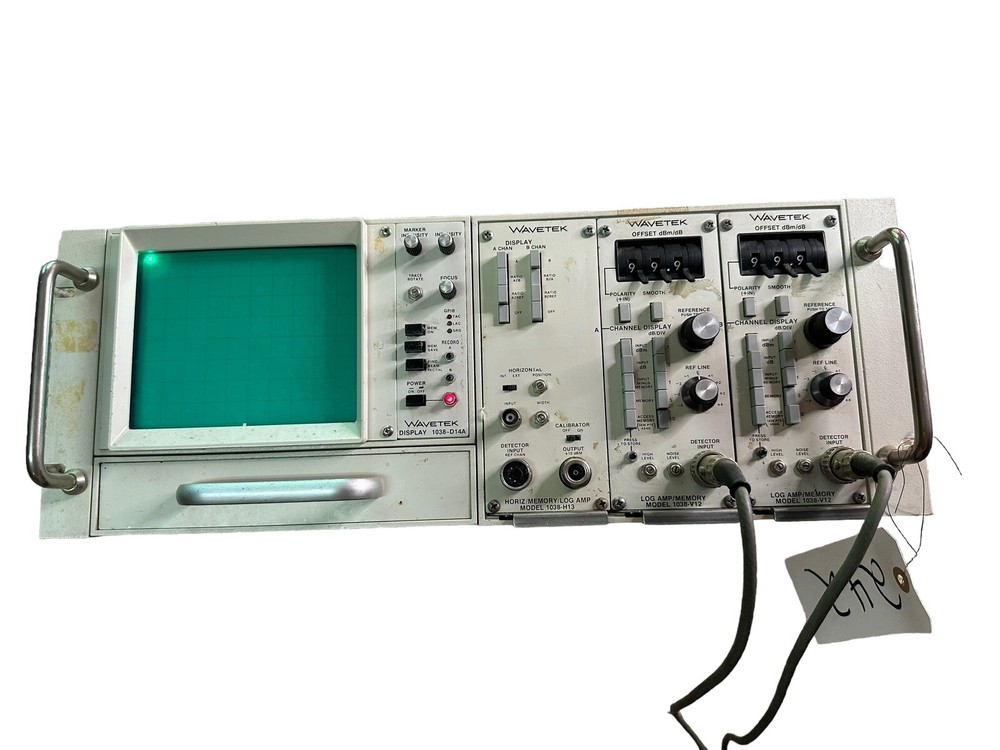 Wavetek 1038-D14A Newtwork Analyzer w/ OPT 03/04 -Powers On