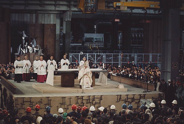 Pope Paul Vi In Taranto 1968