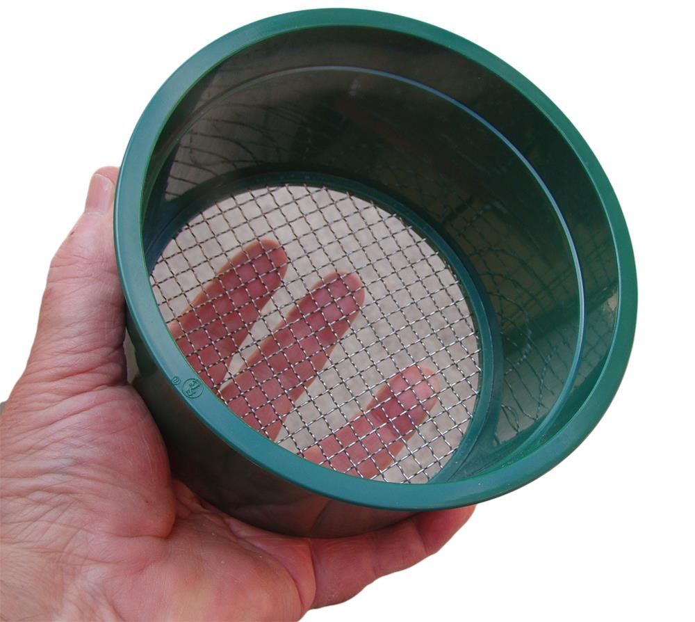 Stackable Plastic Sieve / 4 screens Classifying 1/4"-1/10"-1/20"-1/30" Mesh-Gold