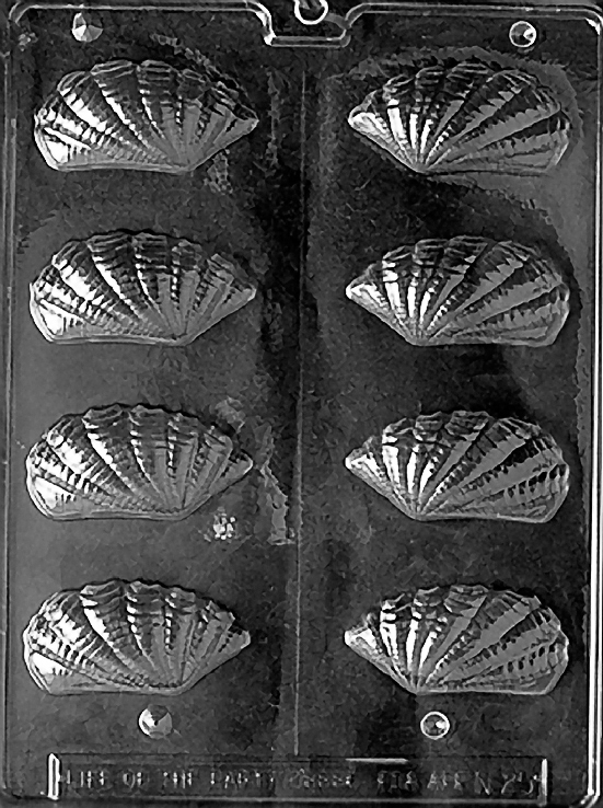 3D SHELLS MOLD chocolate candy molds shell ocean
