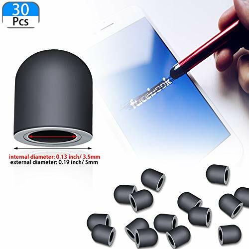 Replacement Stylus Tips Conductive Touch Screen Capacitive Silicone Rubber 30...