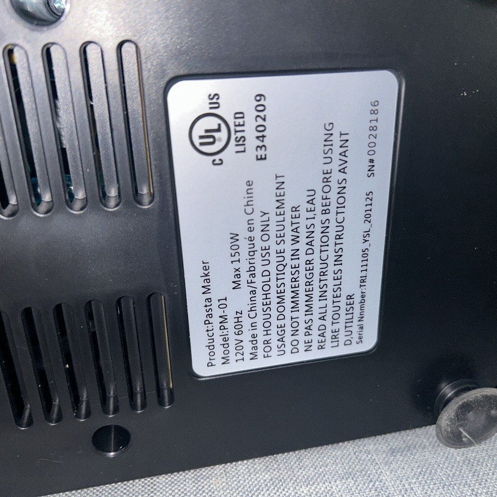 Emeril Lagasse Pasta & Beyond PM-01 Main Unit Motor Replacement Part Only