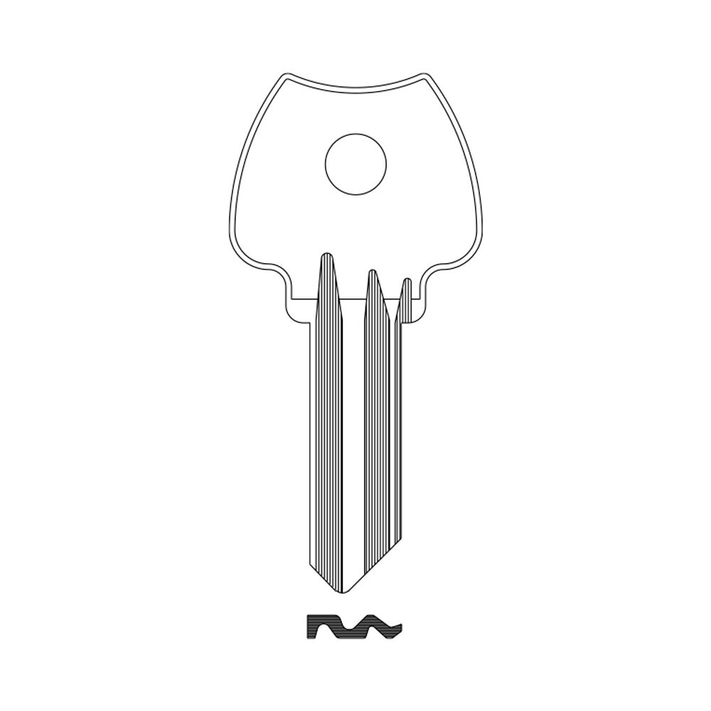 1004SN Key Blank – Nickel