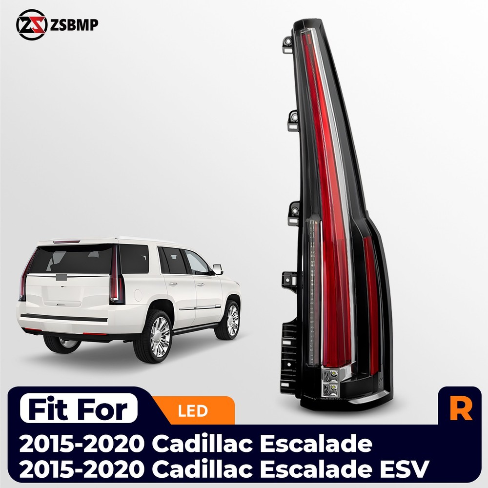 For 2015-2020 Cadillac Escalade Full LED Tail Light Brake Lamp Passenger Right