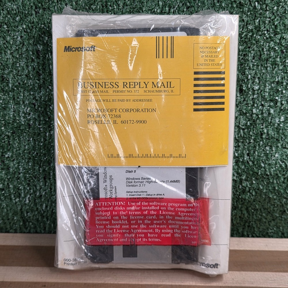 Microsoft MS-DOS 6.22 and Windows for Workgroups (V.3.11) Full Version