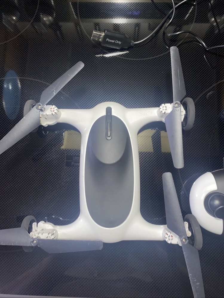 Drone With Wheels, Flies And Drives