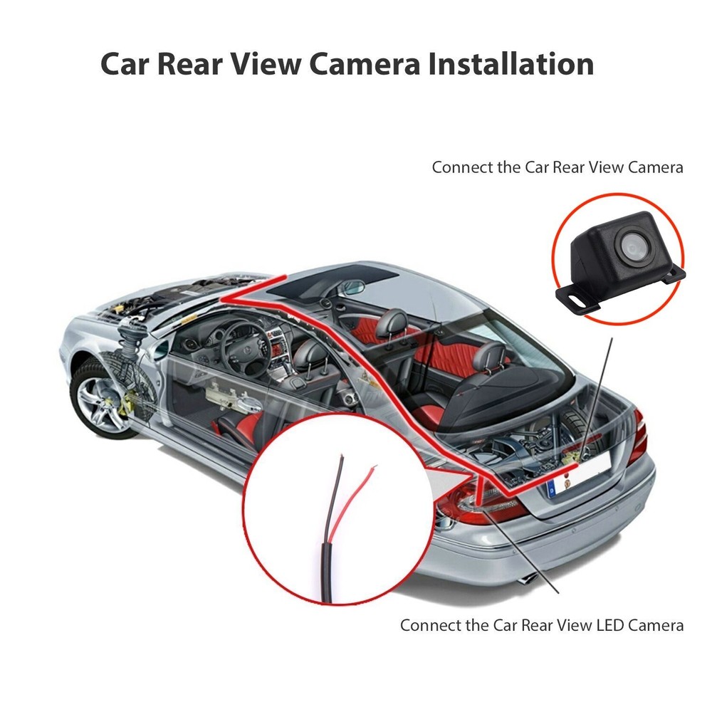 New Rearview Mount Backup Camera for Boss BE10ACP-C BE10ACPC