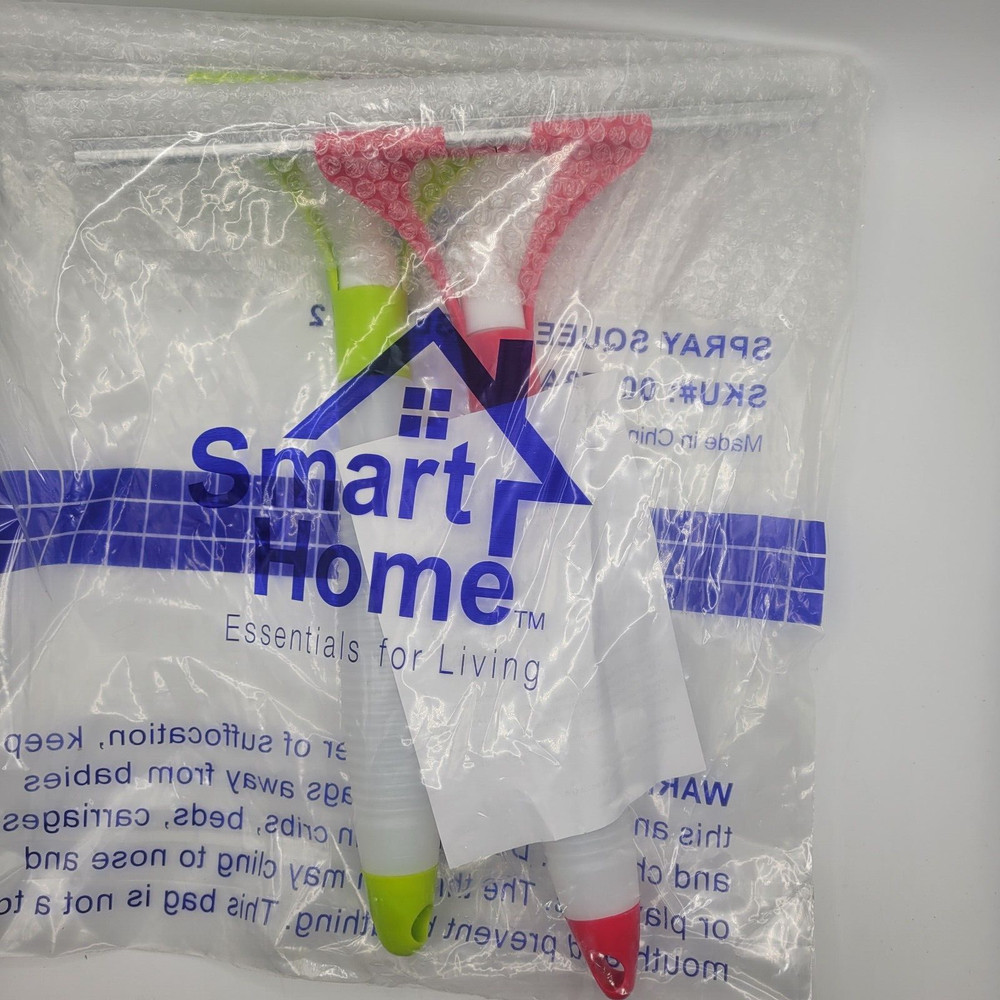 Spray Squeegee Handheld Window Cleaning Tool - Set of 2 - Brand New