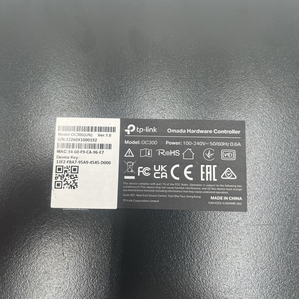 TP-Link OC300 Omada Hardware Controller