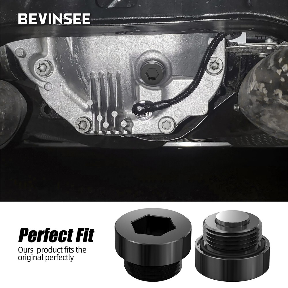 2X Differential Drain Plug Fill Plug 33117525064 Replacement For BMW For Mini