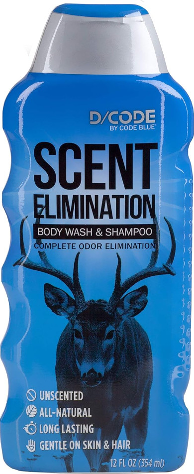 Code Blue Scent Elimination Body Wash & Shampoo, 12 fl oz