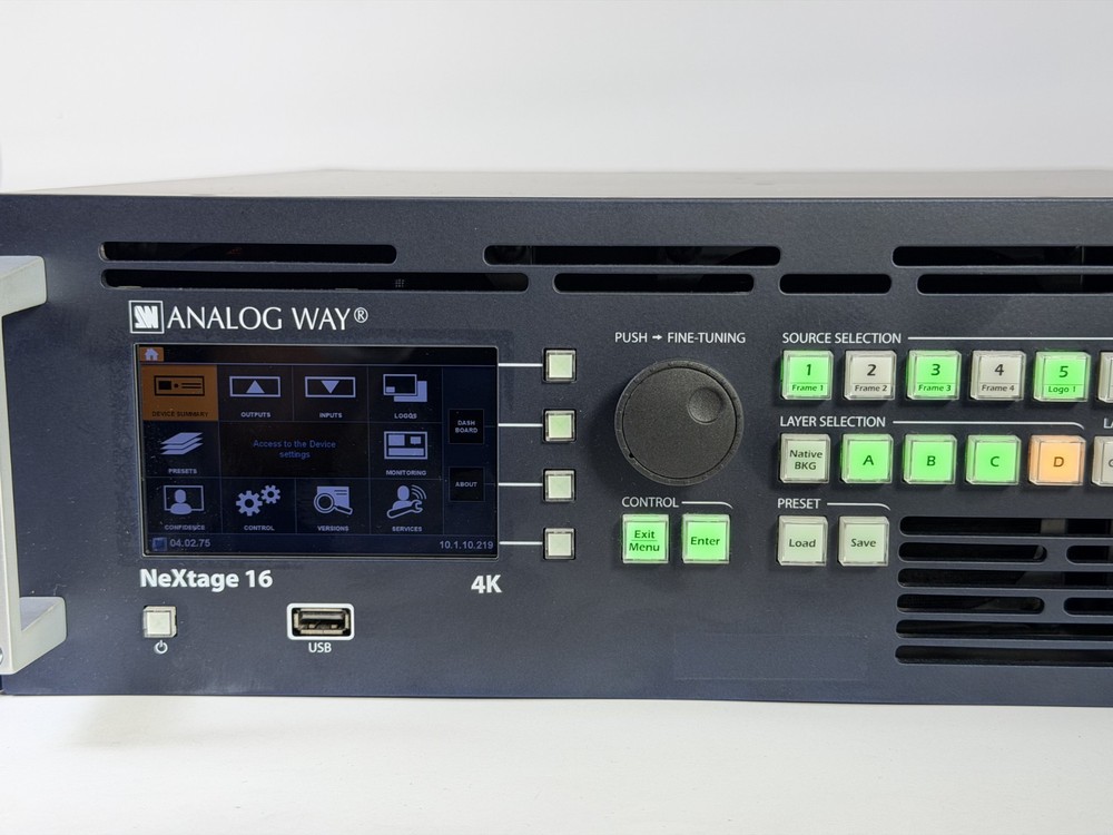 Analog Way NXT1604 NeXtage 16 4K Seamless Switcher