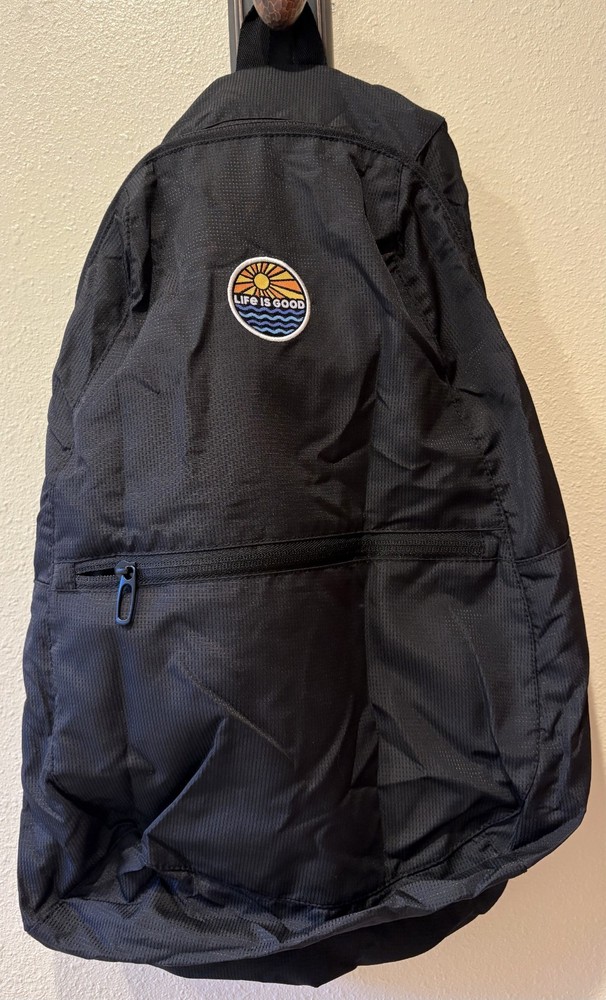 Life is Good Backpack New.  Zippers.  Pockets.  Lightweight.