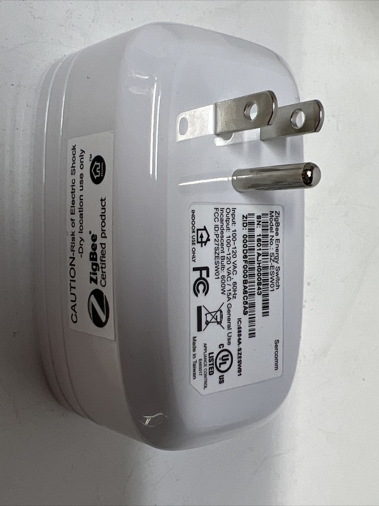 Sercomm SZ-ESW01 Zigbee Energy Switch NEW