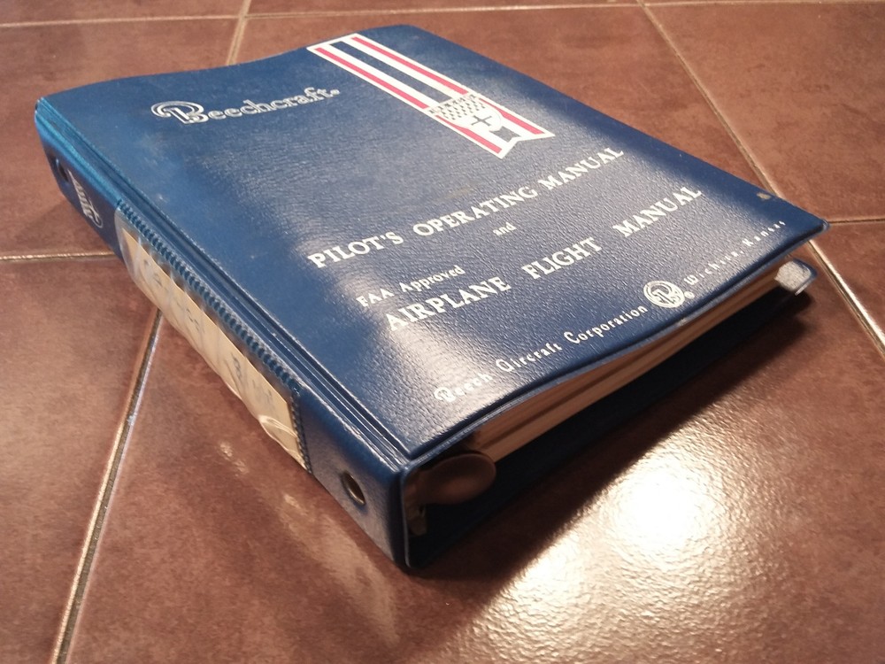 Beechcraft E55 and E55A Pilot's Operating Handbook, TE-768 thru TE-942
