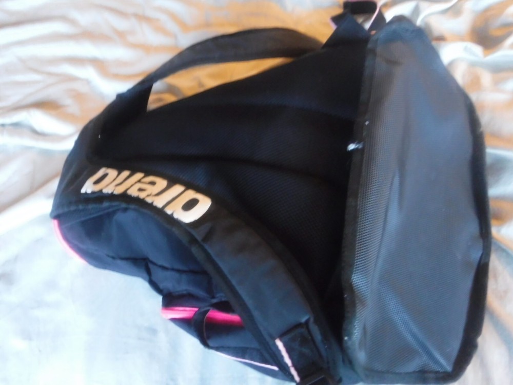 Arena Backpack Black and Pink