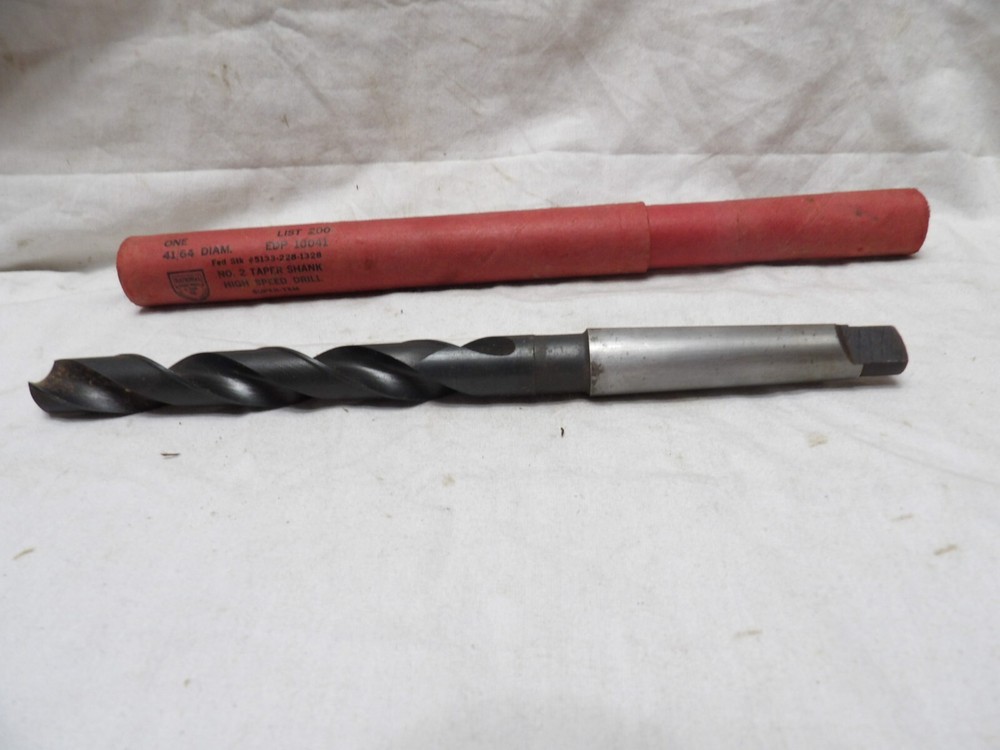National Taper Shank 41/64" Drill Bit